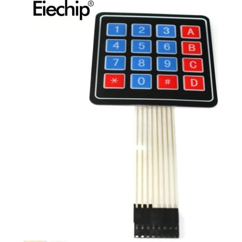 1pcs/lot Smart Electronics 4*4 4x4 Matrix Array Keyboard 16 Key Membrane Switch Keypad For arduino DIY Starter Kit