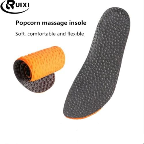 Popcorn Memory Foam sports Insoles For Shoes Deodorant Breathable elastic Cushion Running Insoles For Man Women Orthotic Insoles