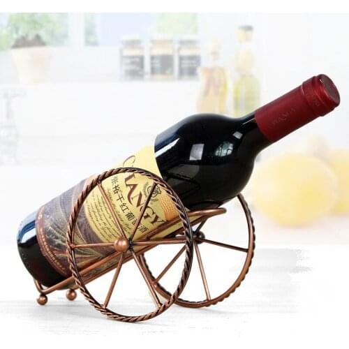 Wine Bottle Rack Iron Wine Display Rack Living Room Decorative Red Wine Rack Pendant Display Rack Home Kitchen Bar Accessories
