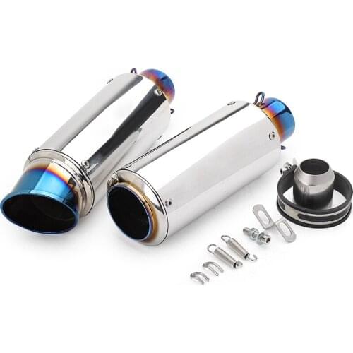 Universal 51mm motorcycle muffler exhaust pipe modified stainless steel escape moto sc exhaust for r15 cbr650f cb1000r nc750x r3