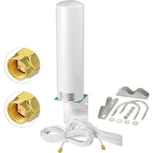 4G 5G Antenna Outdoor 698-3800MHz 12dBi SMA MAle Connector Onmi External Barrel Antenna for Wifi Router Modem Singal Booster