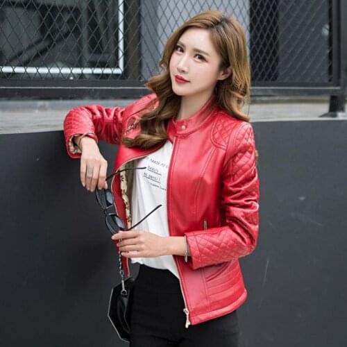 Женские кожаные куртки Xiayishe China At AliExpress