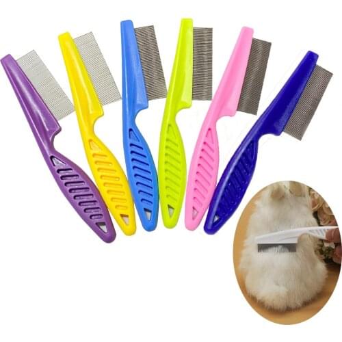 1pc Pet Dog Comb Home Pet Animal Care Comb Protect Flea Comb For Cat Dog Pet Stainless Steel Needle Comb Pet Pet Supplies