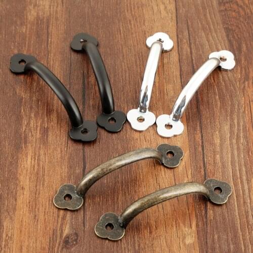 2Pcs 102*22mm Decorative Furniture Handle Drawer Cupboard Kitchen Jewelry Wood Box Handles Pulls Knob Furniture Hardware