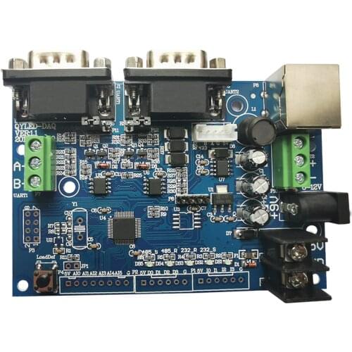 4-20ma current analog quantity environmental protection 212 MODBUS LED control card protocol conversion board (Q7 type)100x50cm