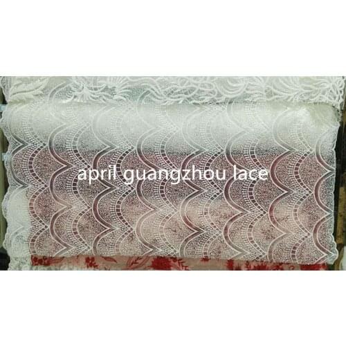 5yards lyz001 beads sequin luxury french lace embroidery nice fabric for evening dress/wedding/fashion design,send by dhl