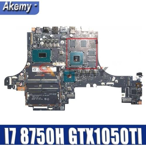 Akemy DLPY5 / DLPY7 LA-G131P For Lenovo Y730-15ICH Notebook Motherboard CPU I7 8750H GPU GTX1050TI 4GB 100% Test Work