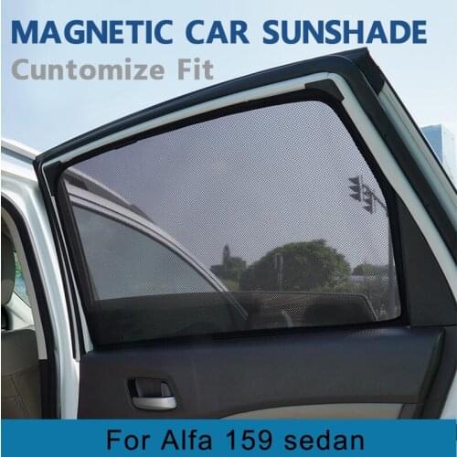 Car Special Magnetic Curtain Window SunShades Mesh Shade Blind Original Custom For Alfa 159 sedan Allroad Stelvio Mito