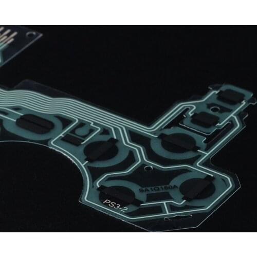 Circuit Film Button Ribbon Conductive Keyboard Flex PCB SA1Q160A Replacement for PS3 3 Vibration Handle Controller