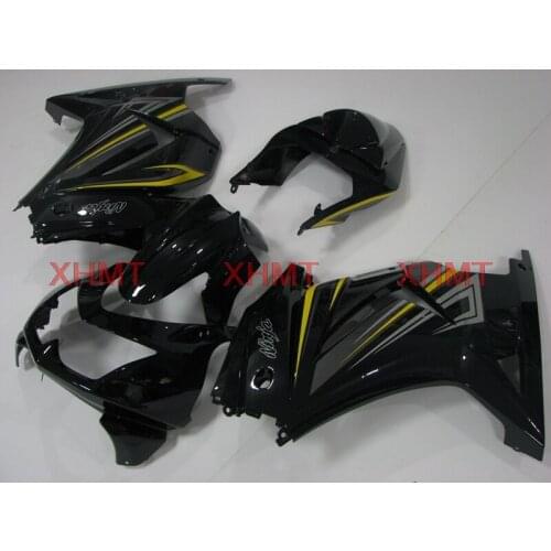 For EX250 2008 - 2014 Full Body Kits Ninja 250R 2014 Fairings Ninja 250R 2009 Black Full Body Kits