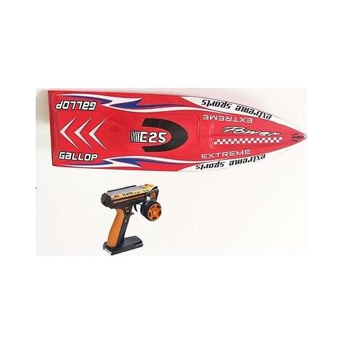 E25 RTR Gallop Fiber Glass Racing Speed Boat W/2550KV Brushless Motor/ 90A ESC/Radio System Ready to Run Boat Red THZH0025
