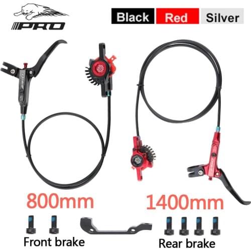 New bicycle hydraulic brake XTR 800mm 1400mm ultra-light aluminum alloy bicycle hydraulic disc brake kit MTB bicycle brake