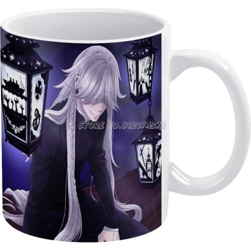 Butler Coffee Mugs Porcelain Mug Cafe Tea Milk Cups Drinkware Mugs for Fathers Day Gifts Butler Demon Angels Of Death Anime Mang