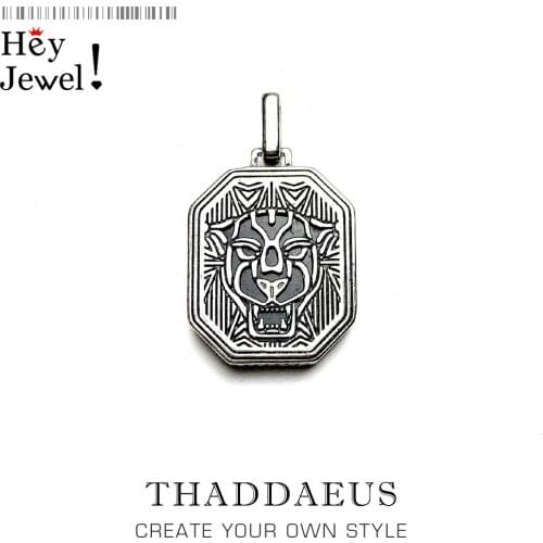 Pendant Black Cat,2020 Winter New Fine Jewelry 925 Sterling Silver Dog Tag Self-confidence And Strength Gift For Woman Men