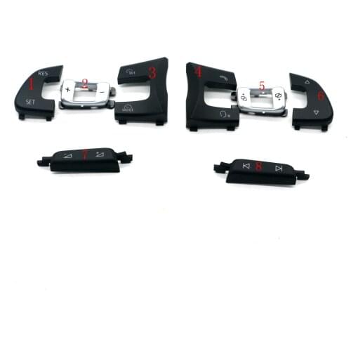 For golf 7 Mk7 steering wheel multifunction control volume up and down cruise trim cover switch button