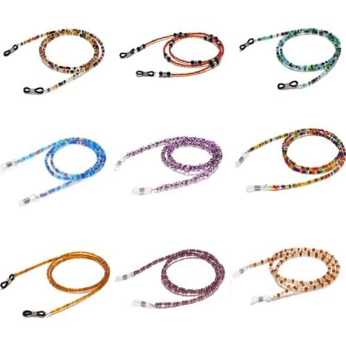 Fashion Chic Womens Eyeglass Chains Sunglasses Reading Beaded Glasses Chain Eyewears Cord Holder neck strap Rope for Women Men
