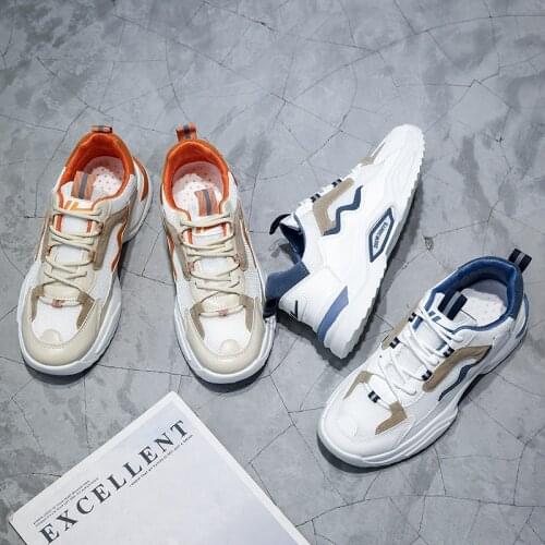 2021 New Autumn Mens Shoes Trend Sports Shoes Thick-soled Old Shoes Fashion Casual Shoes Outdoor Running Shoes Men