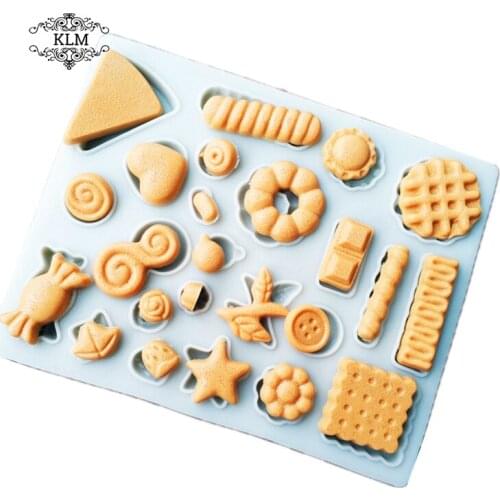 KLM new biscuit organic resin film DIY cake baking chocolate decoration tool