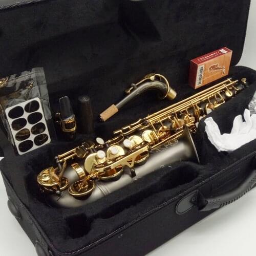 Brand New MFC Alto Saxophone Reference 54 Matte Black Gold Keys E-flat Alto Sax R54 With Case Mouthpiece Reeds Neck