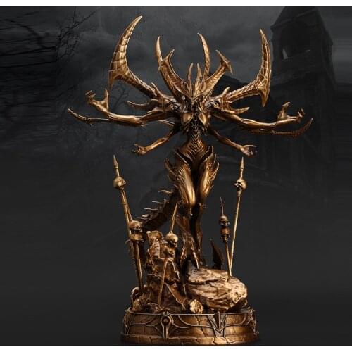 OGRM GAME COSPLAY ACCESSORY BRONZE STATUE FOR HOME DECORATION SMALL STATUETTE COLLECTIBLE ACTION FIGURE MODEL TOYS GIFTS FOR MEN