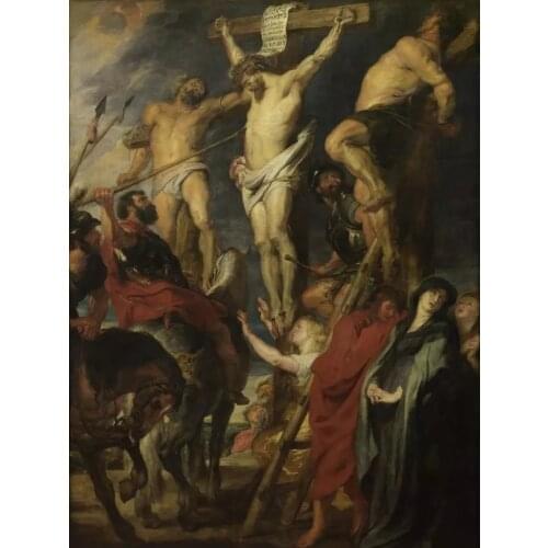 Wholesale oil painting # Church Decorative Religious art # Peter Paul Rubens Christ Crucified on corss painting on canvas