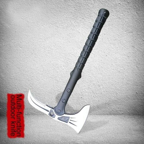 PEGASI CS Sharp 57 HRC 39CM Silver eagle head Axe Fire Rescue Axes Camping Outdoor Multifunctional Axe Free Drop Shipping