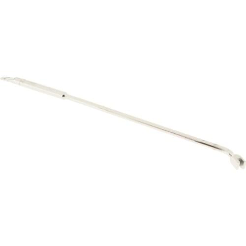 Piano Metal Tuning Lever Hook Wrench Tuner Spanner Repair Tool - Silver