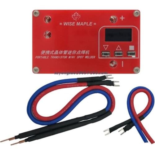 Portable Transistor DIY Mini Spot Welding Machine 18650 Lithium Battery LCD Display Screen Spot Welder