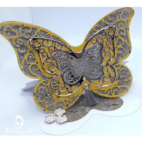 Die Cut Metal Cutting Vintage Nesting Butterfly Scrapbooking Album Papercraft Handmade Card Stencil Cutter Punch Die