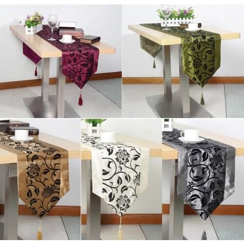 Christmas Table Flag Linen Printed Tablecloth Placemat Home Party Desk Runner Dining Desk Xmas Decoration Supplies