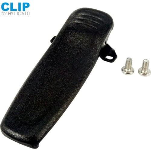 Replacement Belt Clip for HYT TC610 TC620 TC585 TC510 TC700 TC500S Walkie Talkie Handheld Two Way Radio With Screws