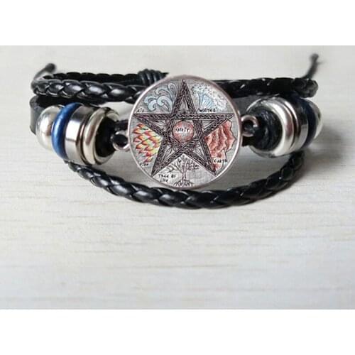 WZXHDBAN Black Bracelets