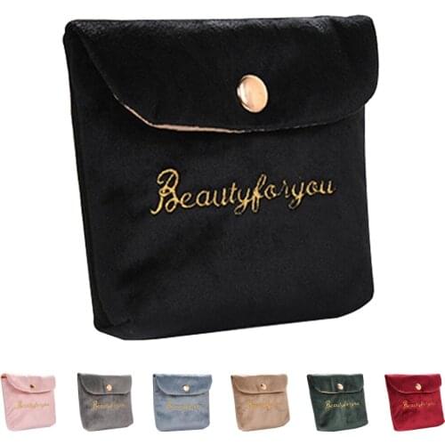 Makeup Bag Girls Women Velvet Cosmetics Storage Bag Portable Makeup Pouch Travel Size Toiletry Bag home Organizer supplies