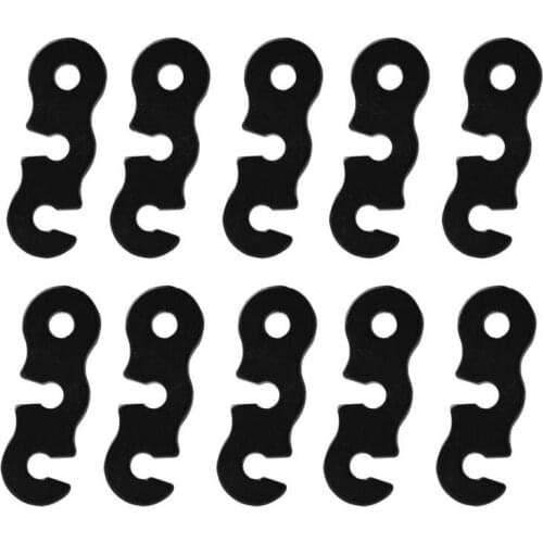 10pcs/set Tent Rope Buckles Aluminum Alloy Outdoor Camping Wind Rope Stopper Wigwam Awning Adjustable Buckle Accessories