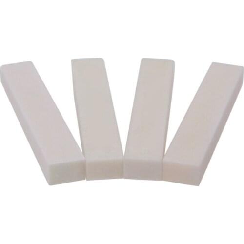4pcs Bone Material DIY unslotted Nut for Guitar B String Instrument Accessory