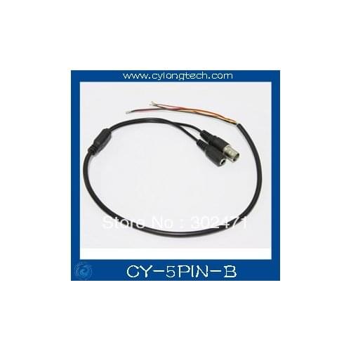 5 Pin(2P 2.0mm 3P 1.5mm) Black Cable for CCTV Camera