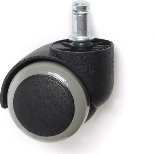 5Pcs 2 inch office chair swivel caster nylon wheel PU edging plunger caster caster furniture foot replacement
