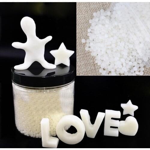 50g DIY Polymorph Thermoplastic Polycaprolactone Moldable Plastic Pellet Home DIY Decoration L*5