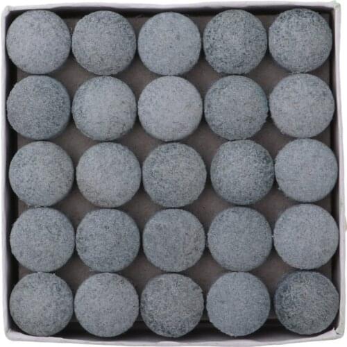 50pcs Cue Tips for Snooker Billiard Professional Pool Cue Stick Leather Nine Ball Cue Tips Replacement Parts Entertainment 13mm