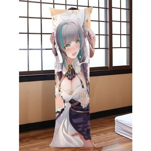 Cheshire Dakimakura Body Pillow Case Genshin Impact Diluc Decorative Cover 150x50cm Home Decoration Pillowcases Printed Long