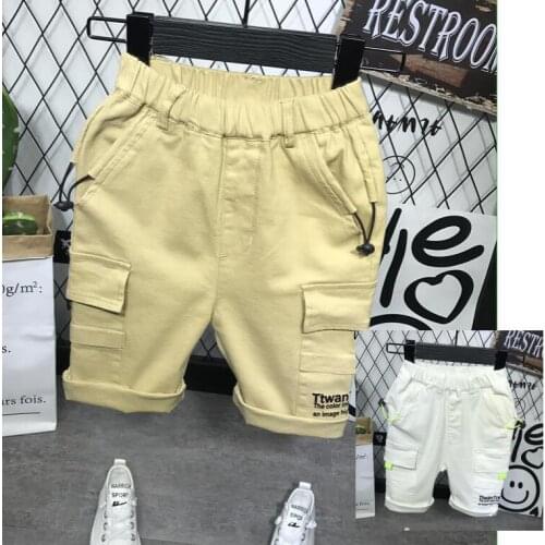 Baby boys shorts trousers kids knee length shorts childrens cotton trousers boys shorts kids boys trousers 2-7years