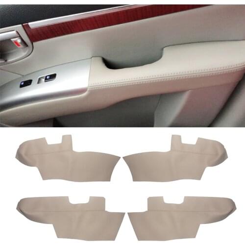For Hyundai Santa Fe 2006 2007 2008 2009 2010 2011 2012 Car Door Armrest Panel Microfiber Leather Cover Protective Trim