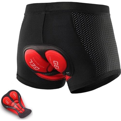 Breathable Cycling Underwear Riding Bike 5D Gel Pad Shockproof Bicycle Underpant MTB Road Sport Underwear Compression Man Shorts