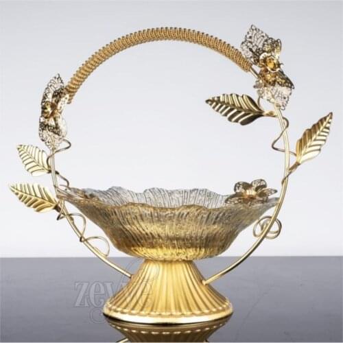 Zeyve Filigree Luxury Presentation Cart Gold 28x28cm. Presentation plate elegant plate saucer