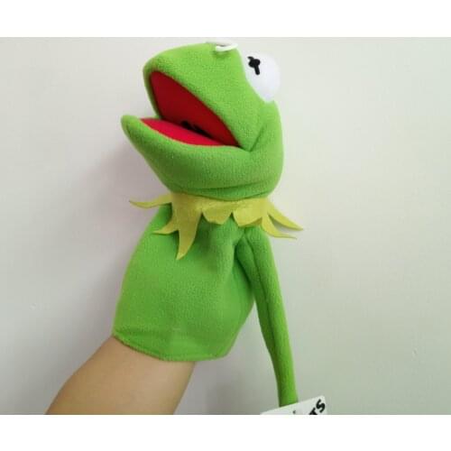 Disney Rare The Muppets Puppet Kermit Frog Plush 40cm Hand Puppets Baby Kids Children Toys