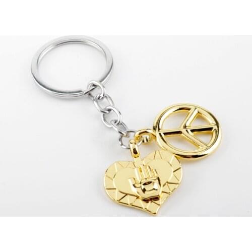 2020 Anime JOJOS BIZARRE ADVENTURE Necklace Metal Rope Chain Men Car Women Bag Necklaces Pendant Higashikata Josuke Jewelry