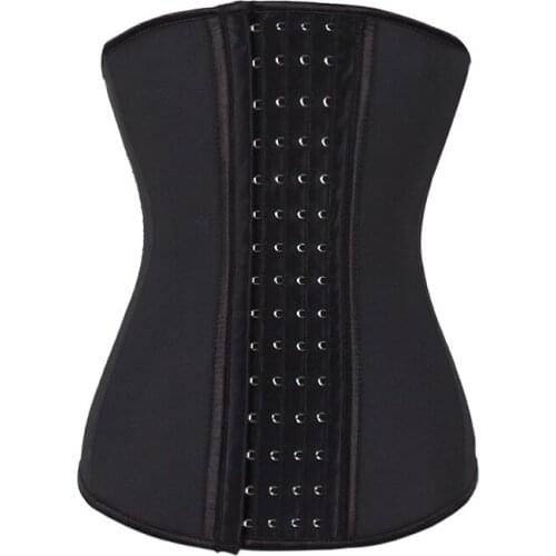4 rows latex Waist trainer Slimming Belt waist cincher corset modeling strap Colombian Girdle body shaper corset binders shaper
