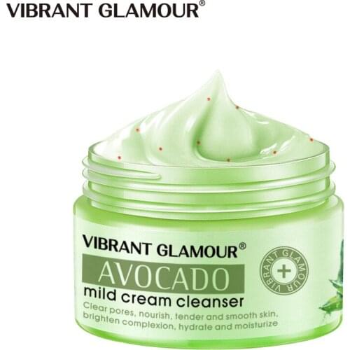 Massage Mask AVOCADO Face Mask Cleanser Pores Remove Blackhead Strawberry Nose Smoothing Hydrating Facial Mask
