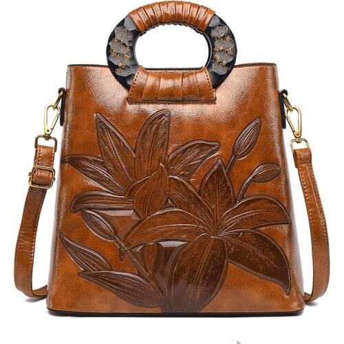 Fashion Shoulder Crossbody Bag for Women 2021 Tote Bag Brown Luxury Handbags Women Bags Designer High Quality Leather Handbag