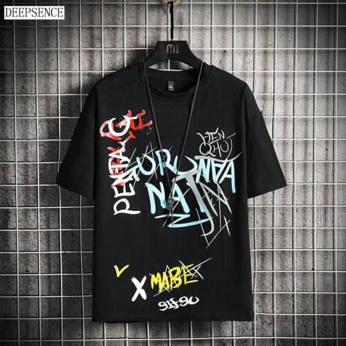 2021 Summer Cotton Men T-Shirt Printing Big Men Short-Sleeved Round Neck Casual Breathable Loose T-Shirt Men